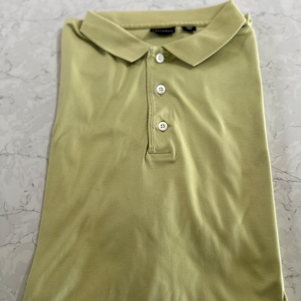 Mens Shirt XLT Big and Tall GREEN Gold Shirt Castagne HIGH QUALITY 100% Cotton